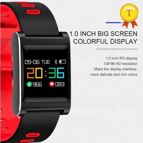 Hot selling smart bracelert 1.inch big screen colorful display IP68 professional waterproof Heart Rate Monitor pk xiomi mi band