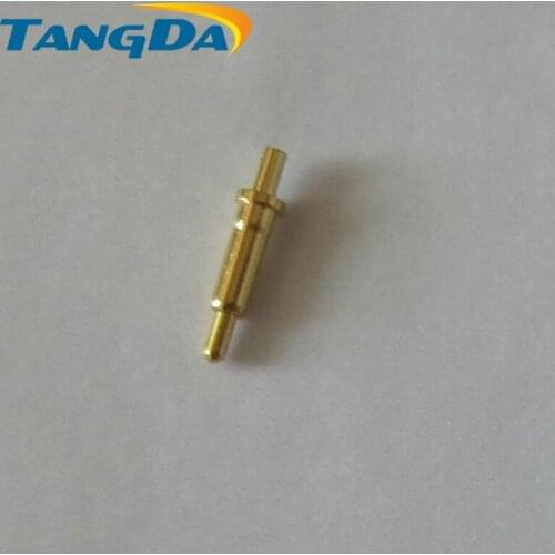 Tangda DHL/EMS D2*11.5mm+2mm tail 1K PCS pogo pin connector Battery spring 1P Through Hole 1.2A