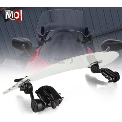 Motorcycle Windshield Extension Spoiler Windscreen Air Deflector For Husqvarna 701 Supermoto Enduro Svartpilen Vitpilen 401