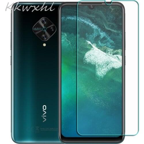 Tempered Glass for Vivo X50 Lite Y9s GLASS Protective Film FOR vivo v17 V1945A, V1945T S1 Pro 6.38" Screen Protector cover