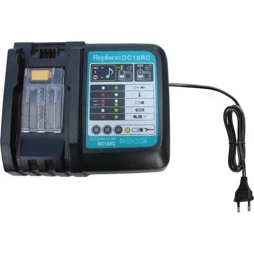 Replacement 14.4V-18V Makita Power Tool Battery Intelligent Charger DC18RC for BL1830 BL1840 BL1850 BL1860 Makit battery charger