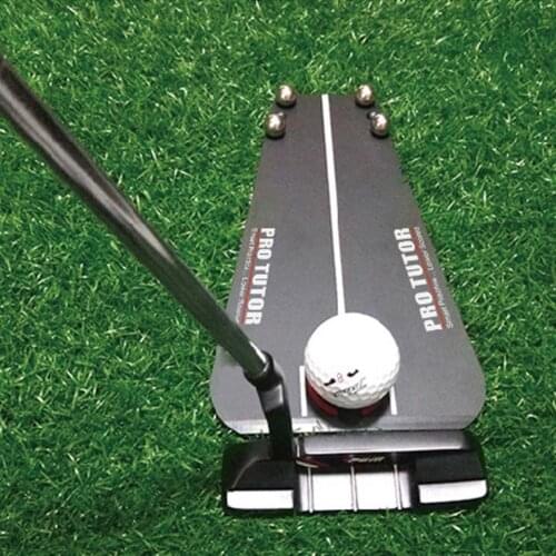 Golf Putting Mirror Training Tools Golf Putting Aid Alignment Swing Trainer Straight Practice For Improving Your Putting Skill