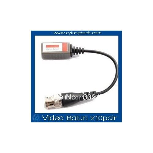 10pair/lot Camera CCTV BNC Passive Video Balun Transceiver Cable, Coaxial Adapter, Free Shipping Dropshipping
