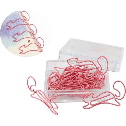 12 Pcs Cute Fox Paper Clips Bookmarks Photo Clip Stationery School Supplies Food Kitchen Storage And Organization Accessories