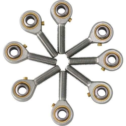 2PCS POSB8 1/2 Bore Diameter Rod End Bearing With 1/2-20 Male Thread Heim Joint