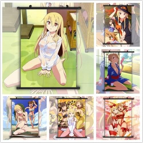 WTQ The Pet Girl of Sakurasou Shiina Mashiro Aoyama Nanami Kamiigusa Misaki Anime Posters Decor Wall Art Picture Home Decor