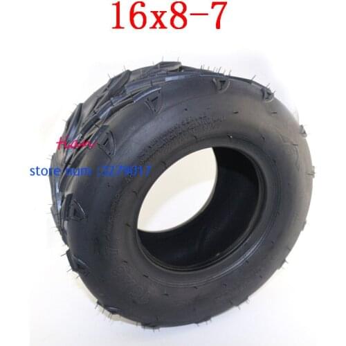 2 of 16x8-7 200/55-7 Rear Front ATV Go Kart Knobby Tubeless Tire 110cc 125cc Tubeless Go Kart UTV Quad Bike Buggy Utility Vehic