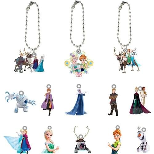 Disney Anime Doll Keychain Acrylic Epoxy Epoxy Classic Animation Character Accessories Fashion Jewelry Keychain