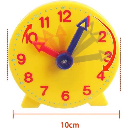 Childrens clock model clock face model students use three-pin linkage primary school mathematics teaching aids
