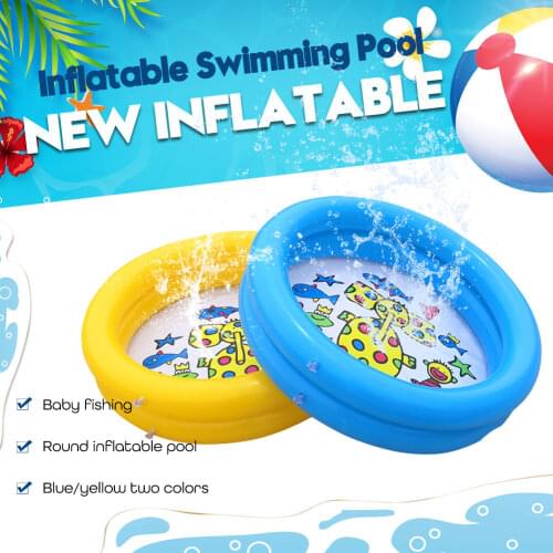 Summer Baby Inflatable Swimming Pool Kids Water Play Safety Pond Round Basin Bathtub Portable Infants Outdoors Sport Play Toys