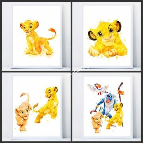 Disney Lion King Diamond Painting Cross Stitch Embroidery Rhinestones Mosaic Artist Home Decoration
