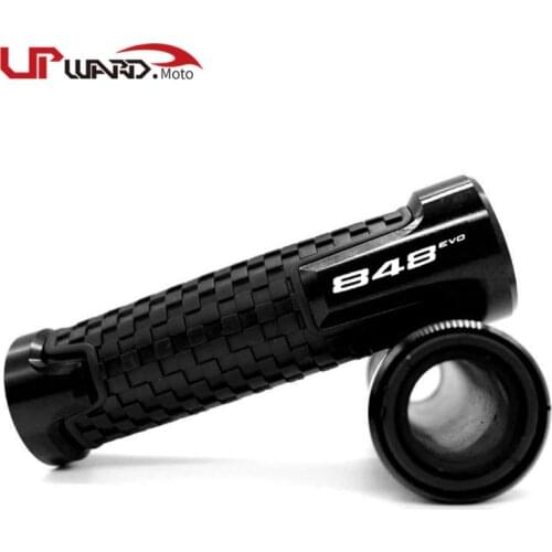 For Ducati 848 EVO 848EVO Motorcycle Accessories 7/8'' 22MM CNC Handlebar Grips Handle Grip Handle bar