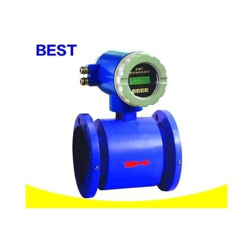 Electromagnetic Flowmeter /electromagnetic water flow meter-DN100 for corrosive liquid with Four fluorine lining material