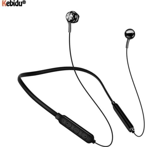 HIFI Magnetic Earphones Wireless Bluetooth 5.0 Stereo Sports Headset Waterproof Wireless Earphones with Mic For Android IOS