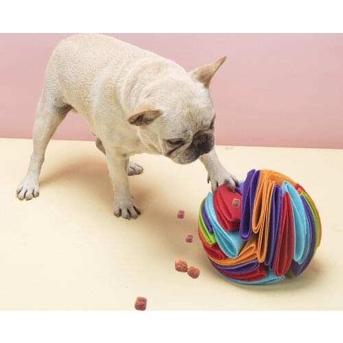 Snuffle ball Dog Puzzle Toys Increase IQ Slow Dispensing Feeder Pet Cat Training Games Feeding Feeding Food Intelligence Toy