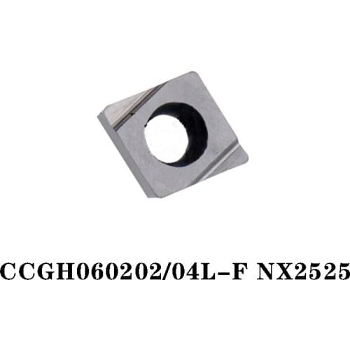 CCGH CCGH060204L F NX2525 CCGH060202L F 10pcs Carbide Insert CNC Lathe Insertion Milling And Turning Tools 100% Original