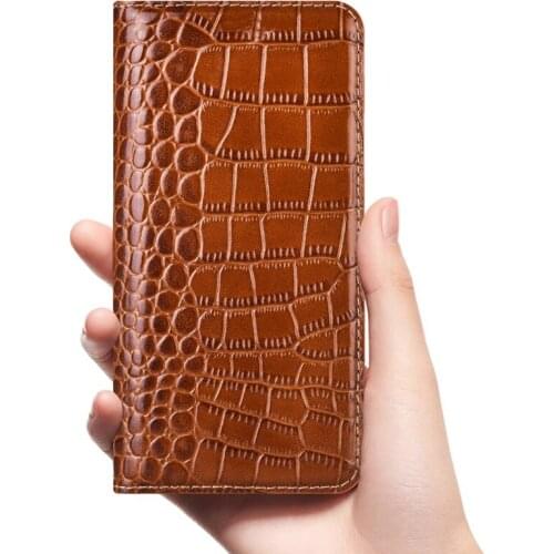 Leather Flip Phone Case For Huawei Honor 30 30S 20 20i 10 10i 9 8 Lite 8A 9X 8X X10 Max 7X V30 Pro P Smart Crocodile Wallet Bag