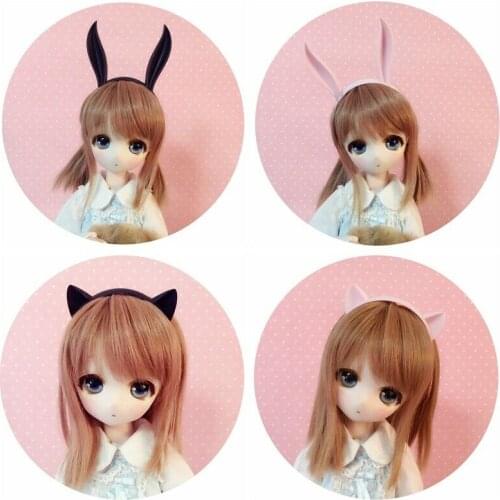 [wamami] White Cat Ear For 1/3 SD DZ DOD BJD Doll Dollfie Outfit
