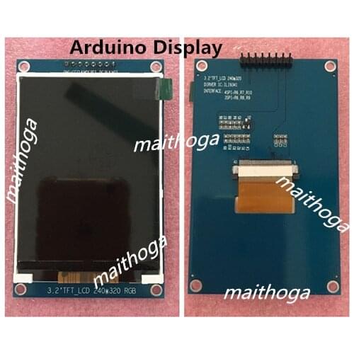Maithoga 3.2 inch 8PIN SPI TFT LCD Color Screen with Adapter Board ILI9341 Drive IC 240(RGB)*320