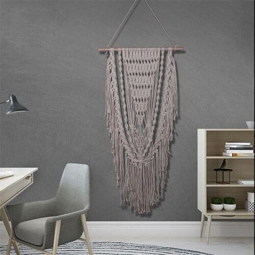 Hand-Woven Wall Hanging Room Decoration Tapestry Pendant Macrame Gorgeous Tassel Crafts Home Decor Bohemian Wedding Europe