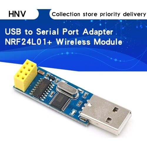 New CH340T USB to Serial Port Adapter Board + 2.4G NRF24L01+ Wireless Module For Arduino