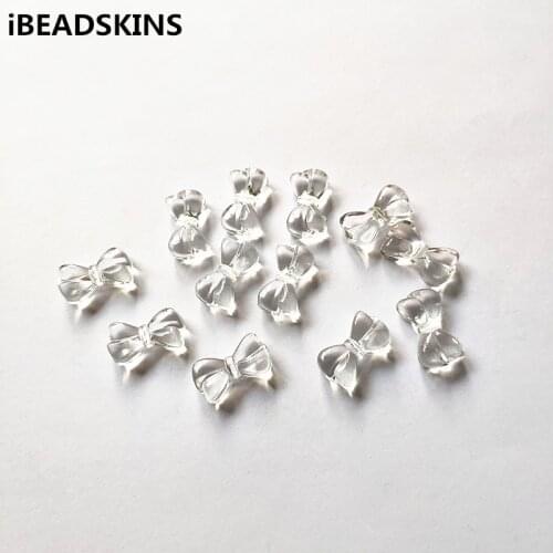 New arrival! 18x10mm 600pcs Clear acrylic Bows shape Beads for Necklace,Earrings parts,hand Made Jewelry DIY