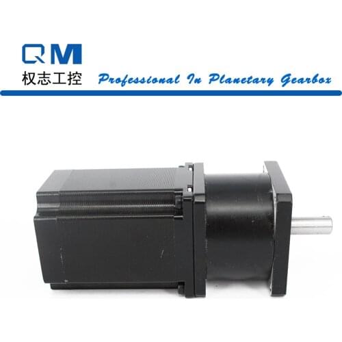 Gear stepper motor planetary reduction gearbox ratio 5:1 nema 23 stepper motor L=77mm cnc robot pump