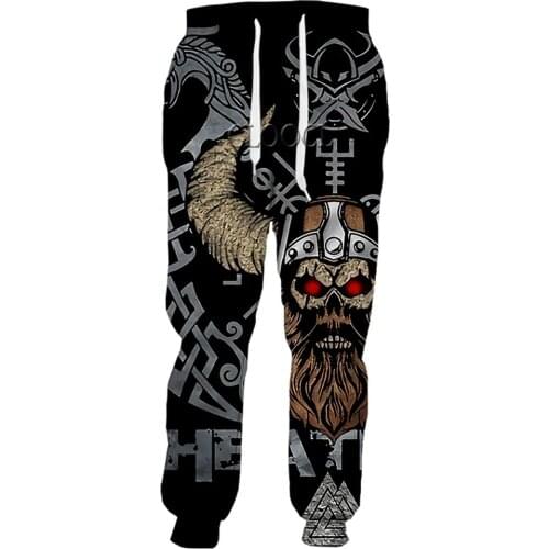 CLOOCL Hip Hop Newest Viking Tattoo Trousers Men Women 3D Print Casual Fashion Sweatpants Harajuku Jogging Pants Drop Shipping