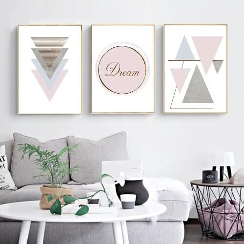 Modern Geometric Pattern Round Digital Painting Poster Print Canvas Painting Picture Home Wall Art Decoration Can Be Customized