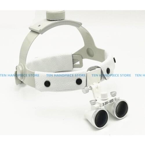 New 2.5X / 3.5x headset Dental Loupe magnifier Head wear surgical loupes surgeon medical enlarging lens surgical magnifier