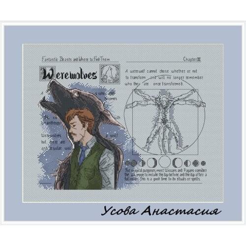 Teacher Counted Cross Stitch 14CT 18CT cream white Cross Stitch Kits Embroidery Needlework Sets