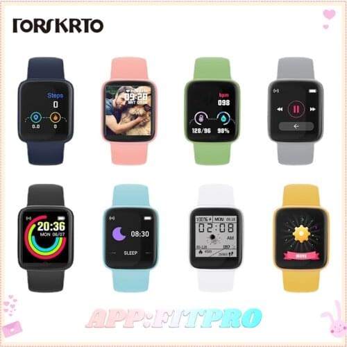 D20S/Y68 Smart Watch Heart Rate Blood Pressure Smartwatch Women Men Fitness Tracker Sport Smart ClockFor Android IOS Smart-watch