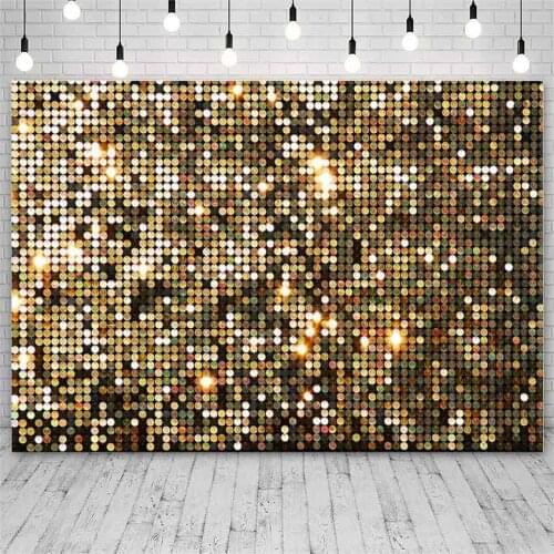 Avezano Backdrops Sparckle Glitter Gold Black Dots Child Photography Background For Photo Studio Photozone Photocall Decor Props