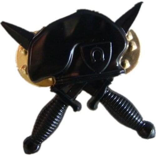 PIN-US MILITARY SPECIAL FORCES GUN METAL OMEGA BERET & DAGGERS BADGE BLACK - World military Store