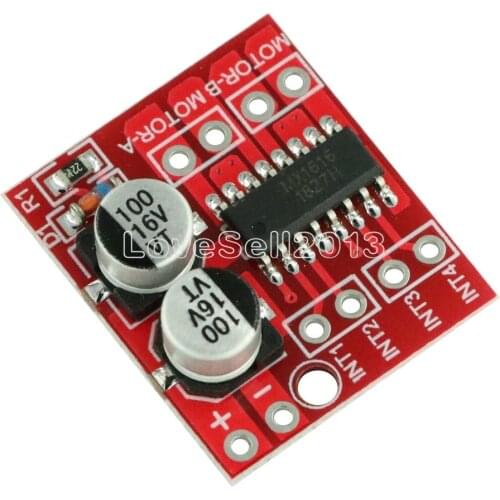 1.5A 2 way DC Motor Driver Module PWM Speed Dual H-Bridge Stepper L298N L9110