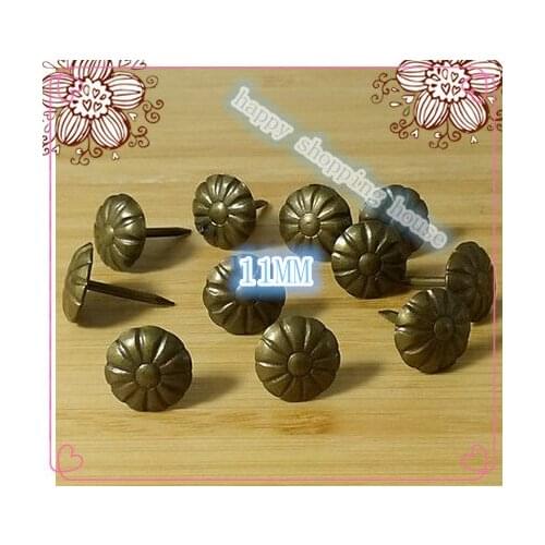 A041 11MM iron Nail Upholstery Nail Jewelry Box Wall Door Sofa Furniture Decorative Tack Stud Pushpin