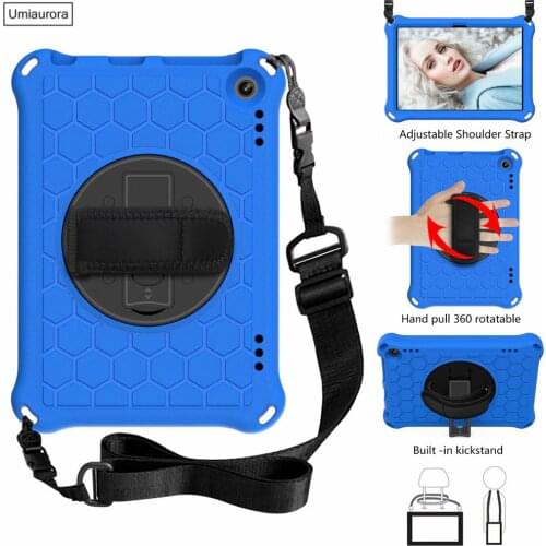 Tablet Case for Amazon Fire HD8 2018 HD 8 Plus 2020 Case Kids Shockproof Eva Handle Protective Cover for HD 7 10 2017 2019 Funda