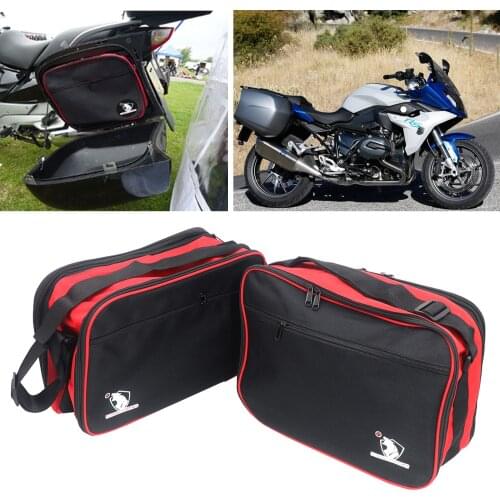 For BMW R1200RT K1200GT K1300GT R 1200 RT K 1200 GT K1600gt bag R1200R Expandable black red Pannier liners bags inner bags