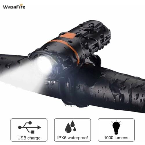 2000lm Bicycle Light USB Rechargeable LED Bike Headlamp luces bicicleta farol Bike Front light Cycling accessories bicicleta