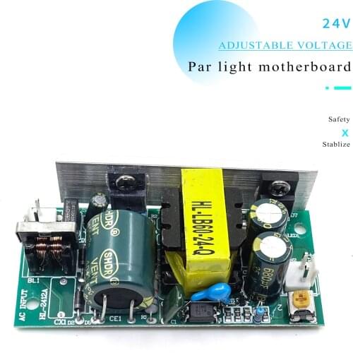 Power supply 12v / 24v Output 80-85w power 110v / 220v in out for 18x3w 6x12w 7x9w 7x10w 7x12w Flat led Par lights