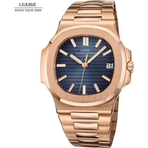 LGXIGE Mens Quartz Watch