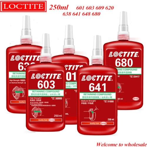 250ml The Large Capacity Loctite Cylindrical Parts Holding Glue 680 High Strength High Temperature Bearing Fastening Glue 638