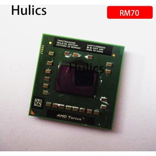 Hulics AMD Turion 64 X2 Mobile technology RM-70 RM 70 RM70 2.0 GHz Dual-Core Dual-Thread CPU Processor TMRM70DAM22GG Socket S1