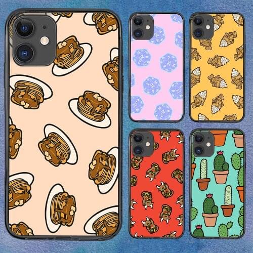 Funny Fashion Cartoons Phone Case For iphone 12 11 6 Mini Pro XS Max X XR 7 8 Plus Soft TPU Cover 12Pro 11Pro 12Mini