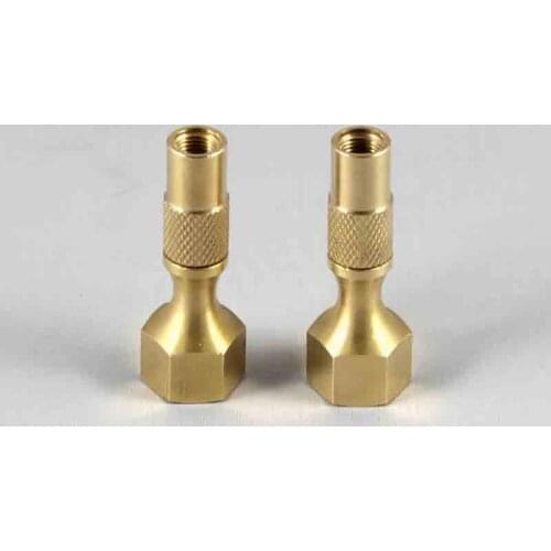 Tire Air Chuck Heavy Duty Screw on Tire Air Chuck for Tire Inflator Gauge Compressor Accessories, Twist-on Chucks(Pack 2pcs)