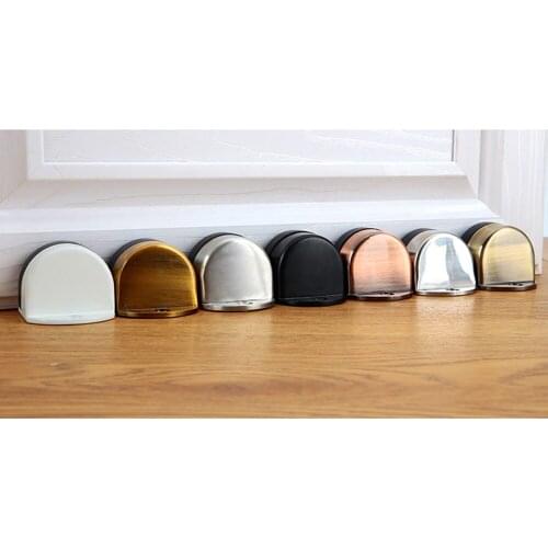 Punched Door Stop Rubber Door Blocker Door Stopper Stainless Steel Hole Door Top Turtle Top Anticollision Glas Drop Shipping