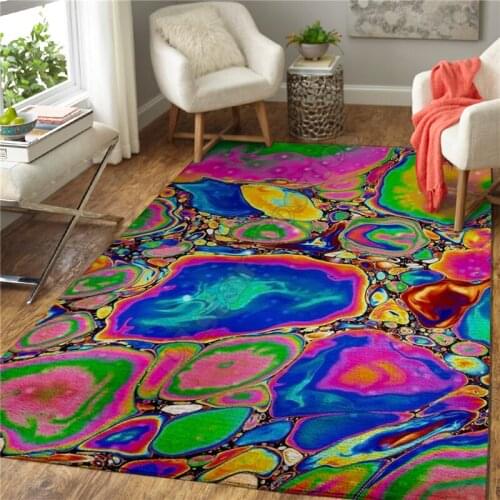 Psychedelic Vortex 3D All over Print Carpet Mat for Living Room Doormat Flannel Print Bedroom Non-slip Floor Rug 03