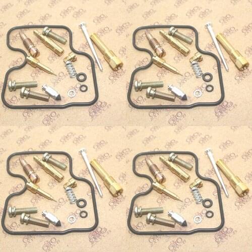 For CBR250RR MC22 CB250 GIADA CB250F Seal Float Valve Pilot Screws Carburetor Repair Kit Rebuild Chamber