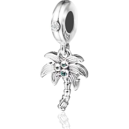 Ocean Charm Summer Friends Wholesale Original Free Shipping Jewelry Women Cheap Pendant 100% Real S925 Sterling Silver Beads