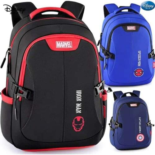 Disney Marvel school bags for boy large capacity casual water proof primary school student backpack teenage kids mochila escolar